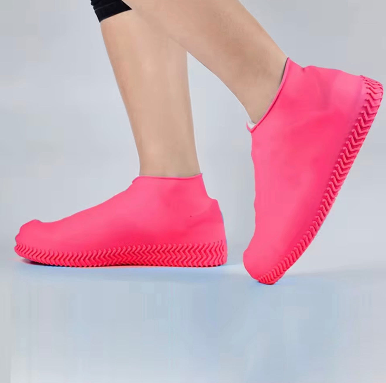 Waterproof Silicone Shoe Covers – Slip-On Rain Protection for All Shoes, All Ages