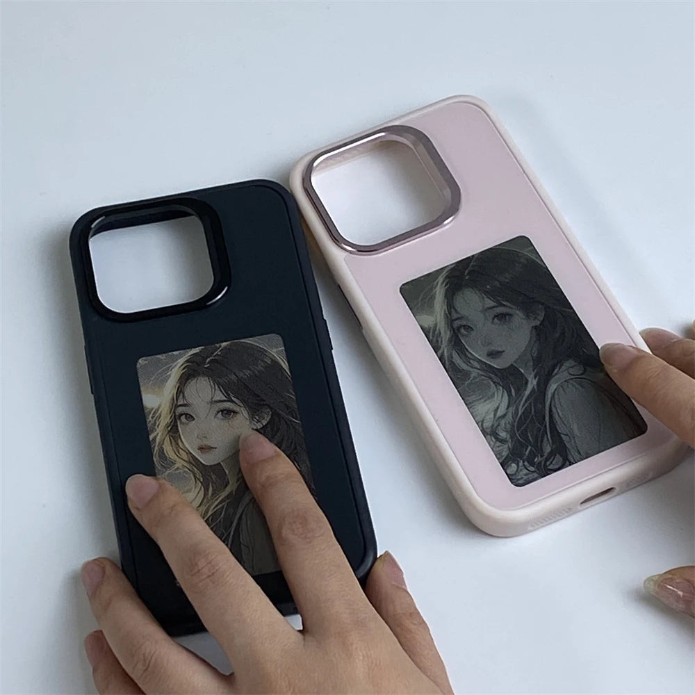 AI E-Ink Customizable Photo Display Phone Case with NFC Instant Image Swap