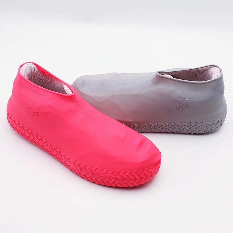Waterproof Silicone Shoe Covers – Slip-On Rain Protection for All Shoes, All Ages 