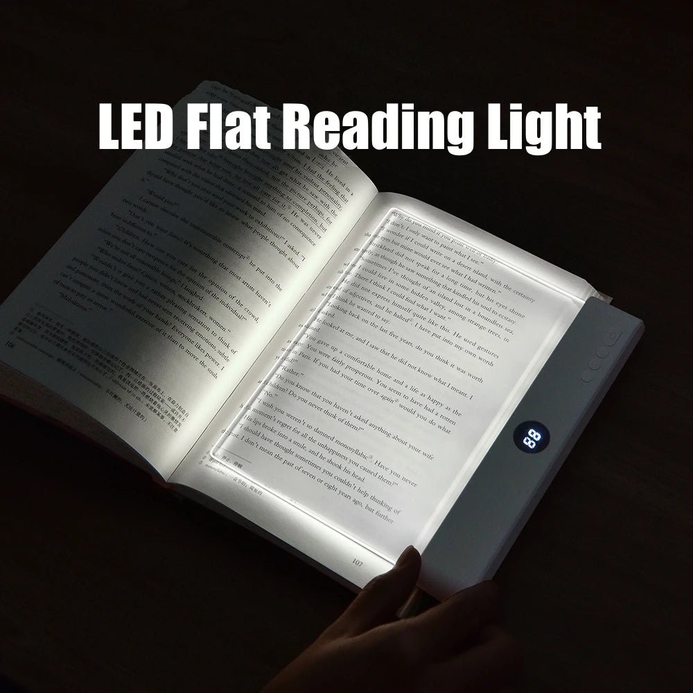 UltraSlim LED Night Vision Book Light – USB Rechargeable | Eye Protection | Viral TikTok Essential